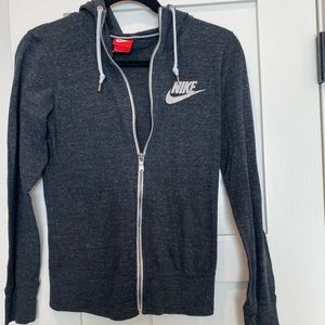 Nike Fitted Zip Up Sweatshirt